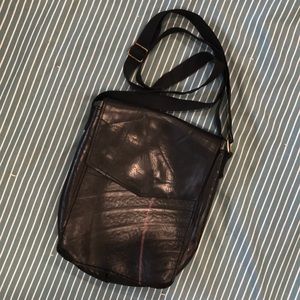 Upcycled Black Crossbody